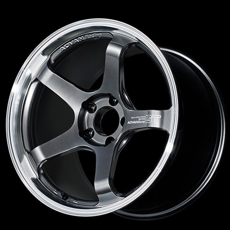 Advan GT Beyond Wheel – 17×8.0 +35 | 4×100 | Machining & Hyper Platinum Black