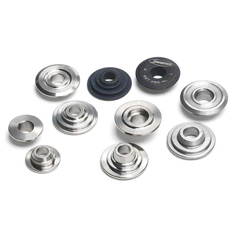 Supertech Titanium Retainer for Beehive Spring SPR-TS1015-BE Series – Set of 16 | Multiple Subaru Fitments (RET-TS60/WRX1-BE-16)