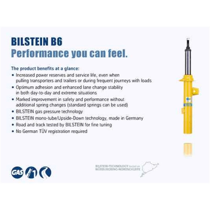 Bilstein B6 4600 Series 04-11 Monaco Roadmaster Rear 46mm Monotube Shock Absorber