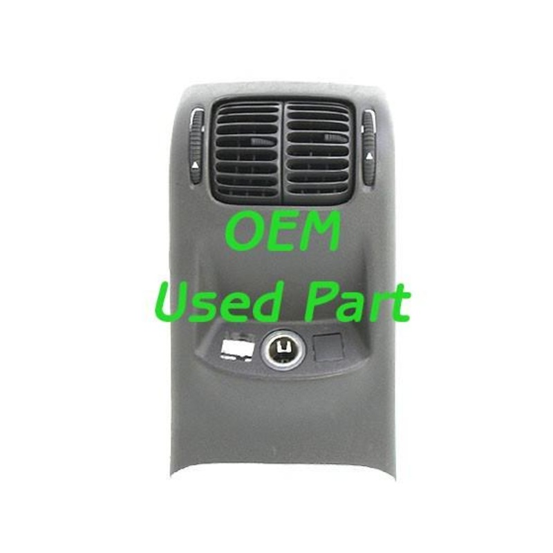 Center Rear Heater Console with Vent Grey OEM USED
