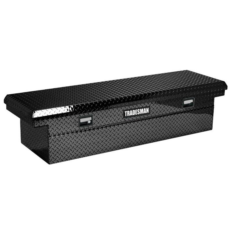 Tradesman Aluminum Economy Cross Bed Low-Profile Truck Tool Box (70in.) – Black