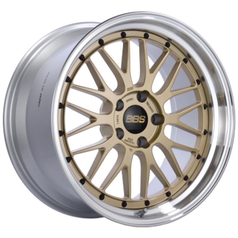 BBS LM 20×11 5×112 ET24 Gold Wheel – 82mm PFS/Clip Required | LM437GPK