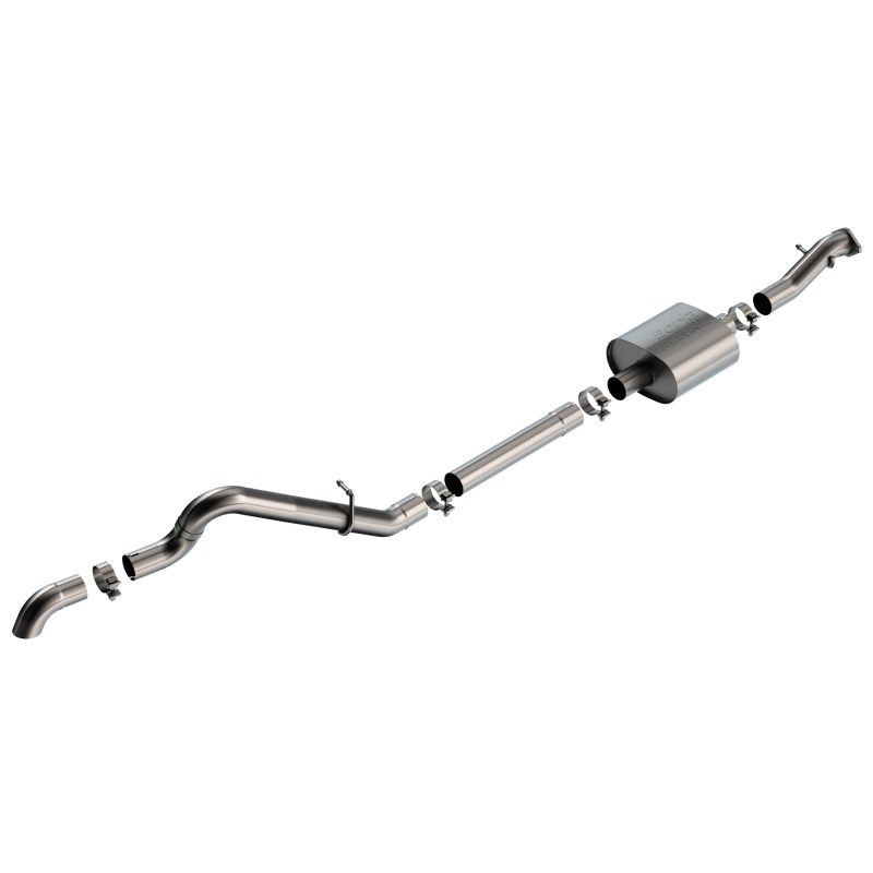 Borla 21-22 Ford Bronco 2.3L 2DR/4DR T-304 Stainless Steel Cat-Back Touring Exhaust – Brushed