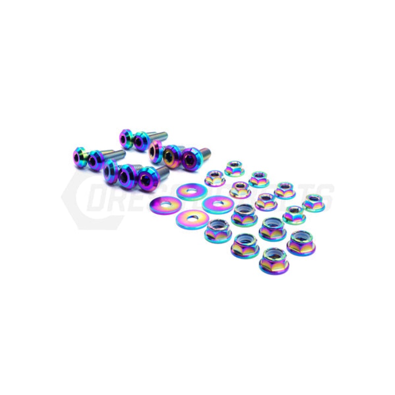 Dress Up Bolts 10th Gen Civic Si Titanium Hardware Wing Kit – APR GTC-200 | Black | ACC-028-Ti-BLK