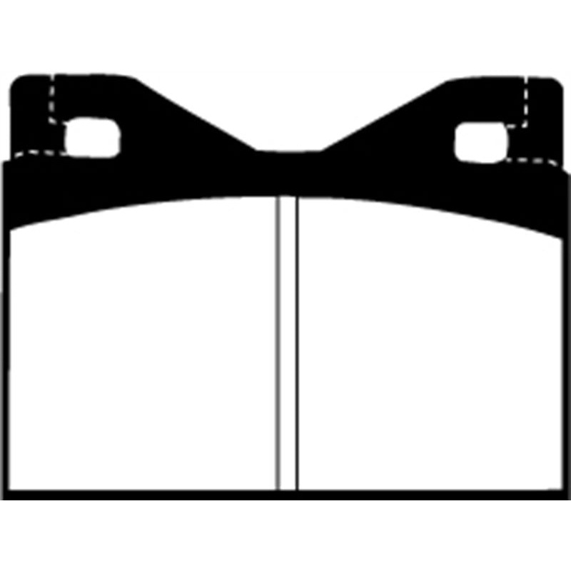 EBC 71-75 Ferrari 365 GTBB 4.4 Redstuff Rear Brake Pads