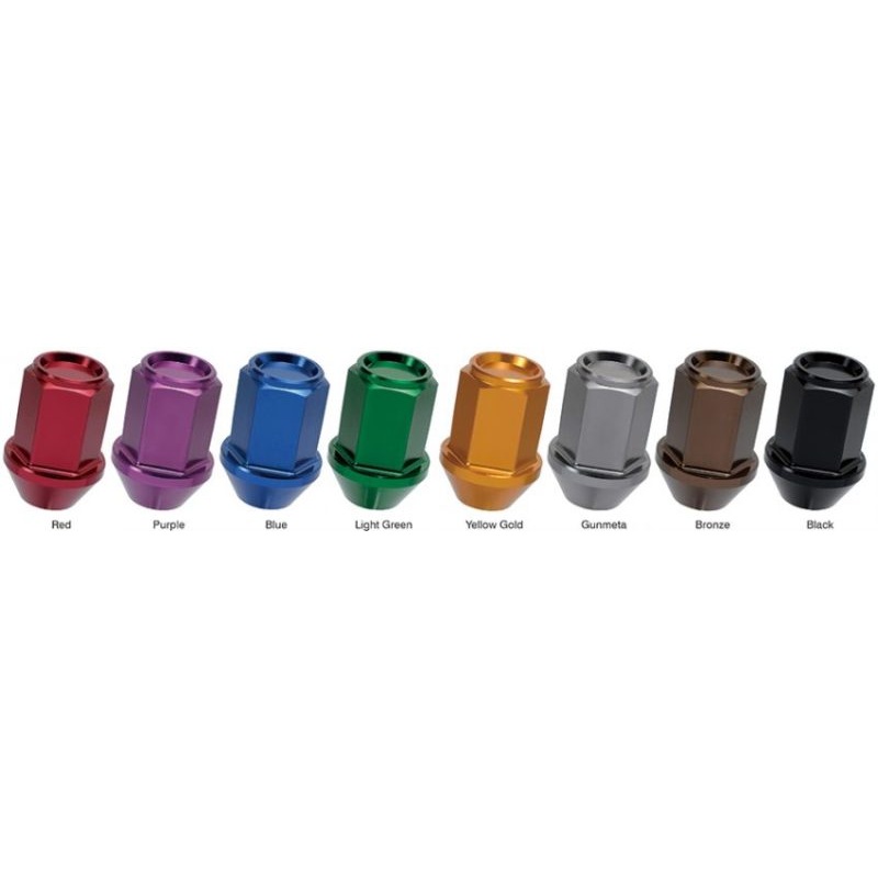 Project Kics 12X1.50 Black Leggdura Racing Lug Nuts (Laser Logo) – 20 PCS