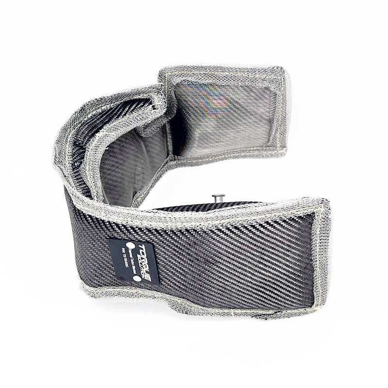 Torque Solution [15+ Civic Type-R FK2/FK8] Thermal Turbo Blanket (Carbon Fiber) | tqsTS-TB-658C