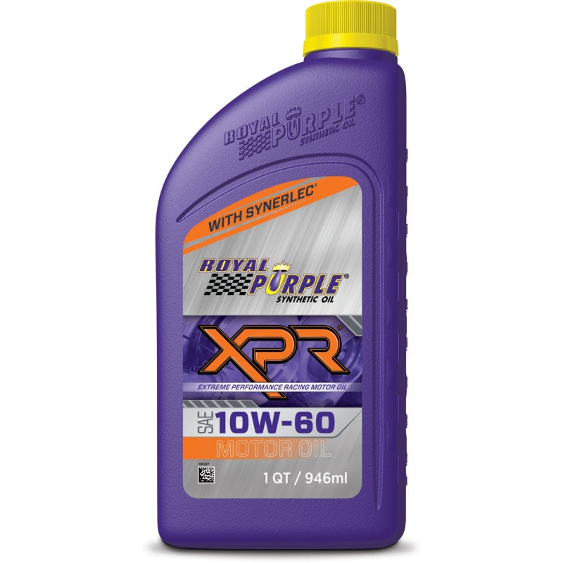 XPR Synthetic 10W-60 Racing Oil – 1 Quart (Case of 6) by Royal Purple