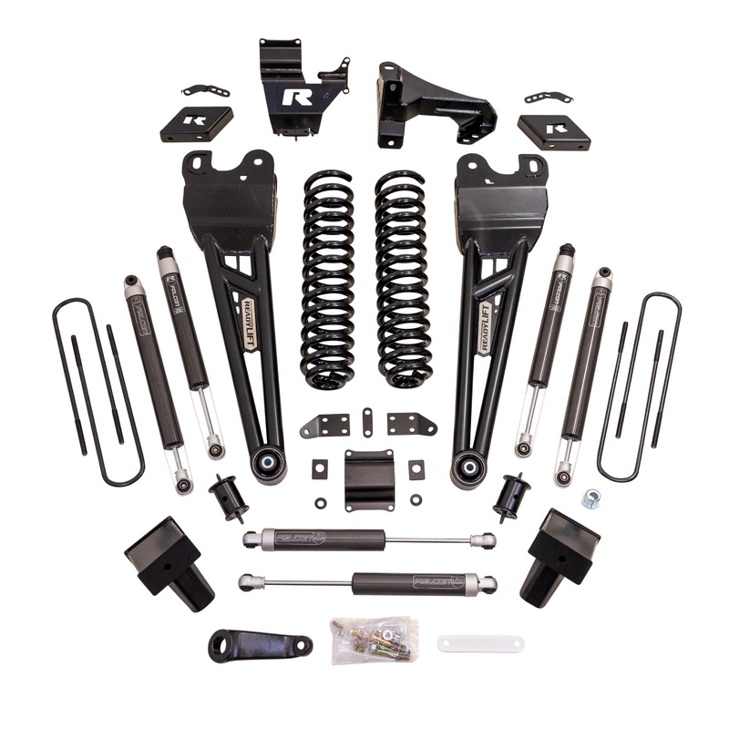 ReadyLift 6″ Coil Spring Lift Kit With Falcon Shocks and Radius Arms 2023-2024 Ford Super Duty F250/F350 4WD