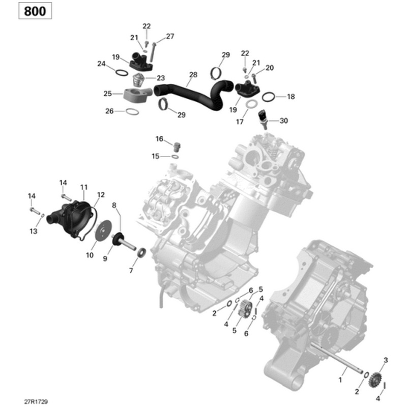 Torx Flange Screw M6 X 45 by Can-Am