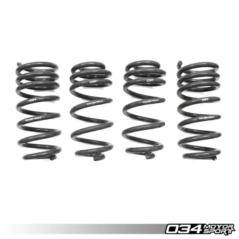 034Motorsport Dynamic+ Lowering Springs – Audi S4 – S5/RS5 (B9+)