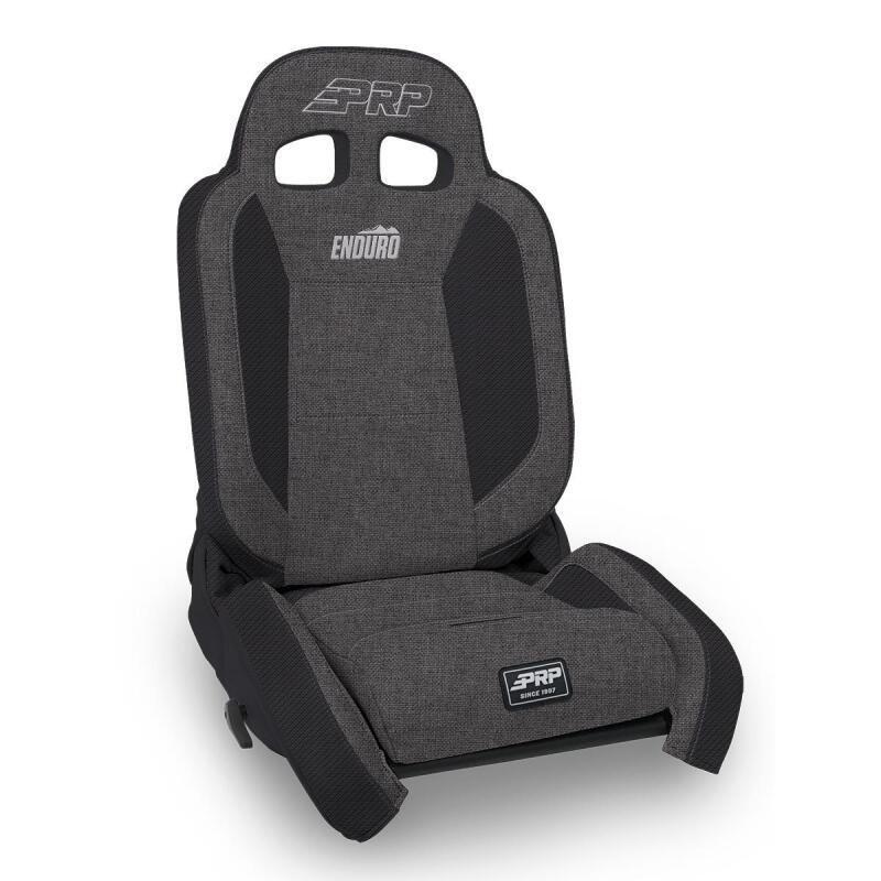 PRP EnduroTrail Reclining Suspension Seat – Gray Tweed – Passenger