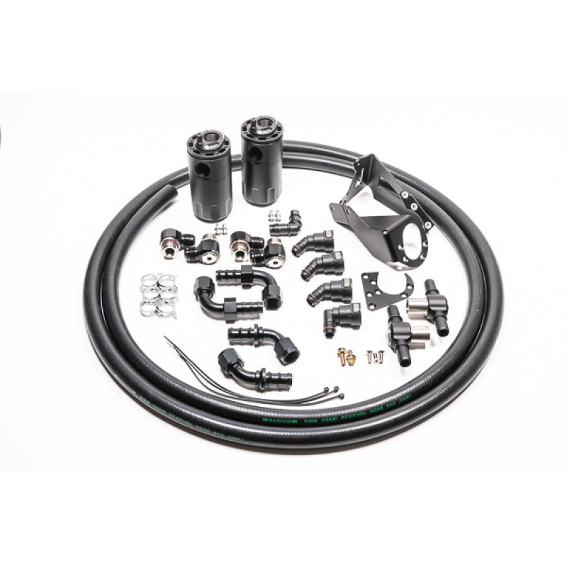 Radium Engineering Dual Catch Can Kit Nissan R32 Skyline GT-R Fluid Lock