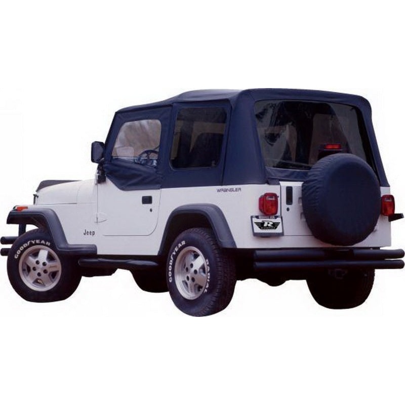 Rampage 1976-1983 Jeep CJ5 Complete Top – Black Denim