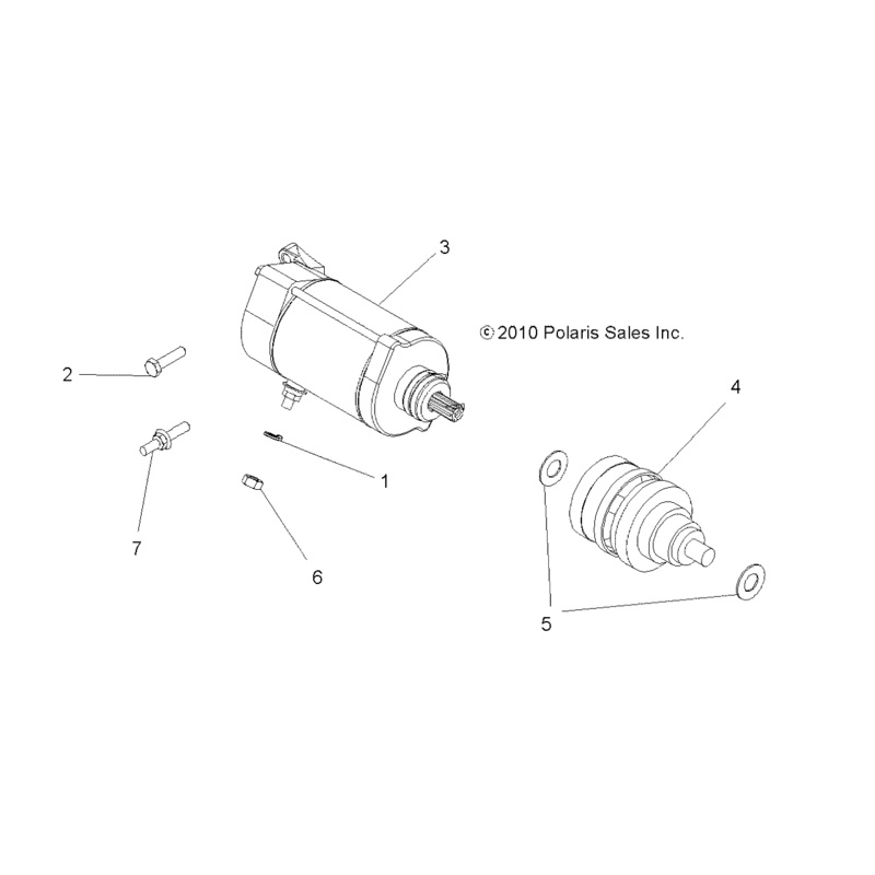 Starter, Atv by Polaris