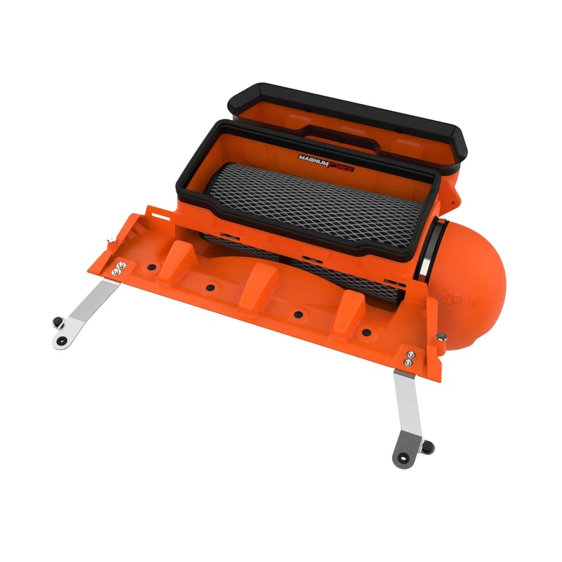 aFe – 21-23 RAM 1500 TRX V8-6.2L SC Magnum FORCE Stage2 Orange Edition Cold Air Intake System w/Pro 5R