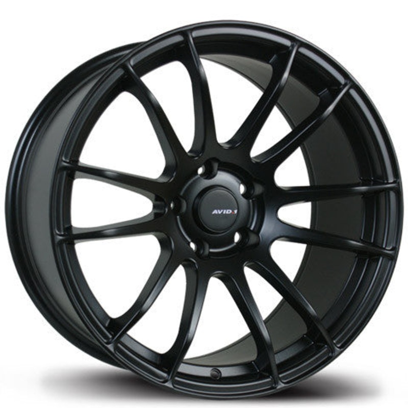 Avid.1 AV-20 17×9 5×114.3 +35 Matte Black Wheel – Universal