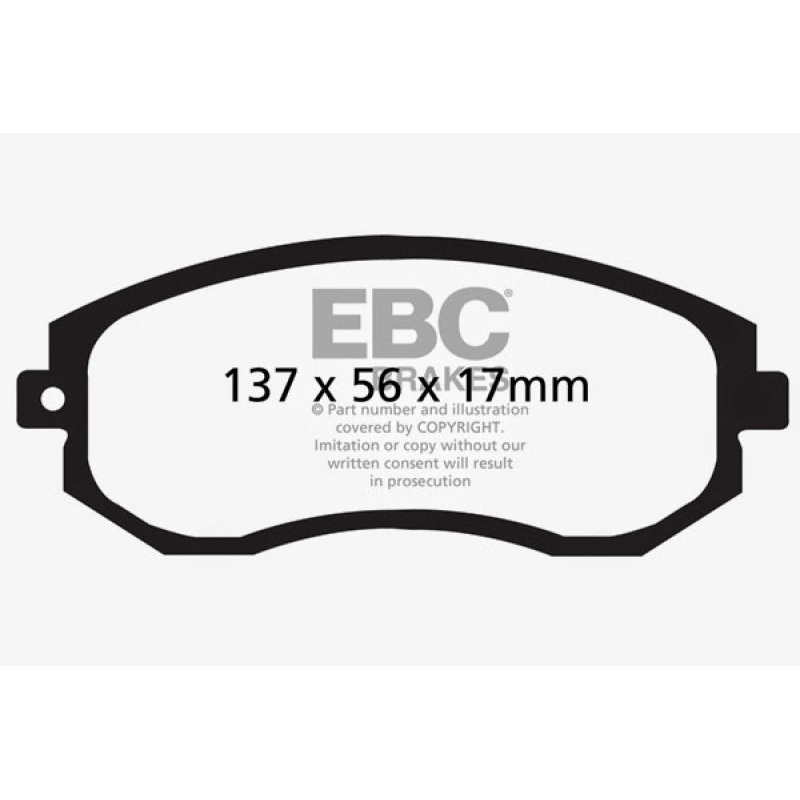 EBC 12+ Scion FR-S 2 Ultimax2 Front Brake Pads
