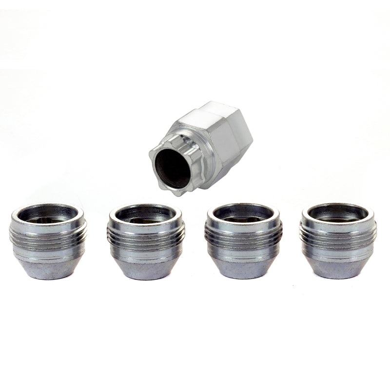 McGard Wheel Lock Nut Set – 4pk. (Under Hub Cap / Cone Seat) M12X1.5 / 19mm & 21mm Hex / .775in. L