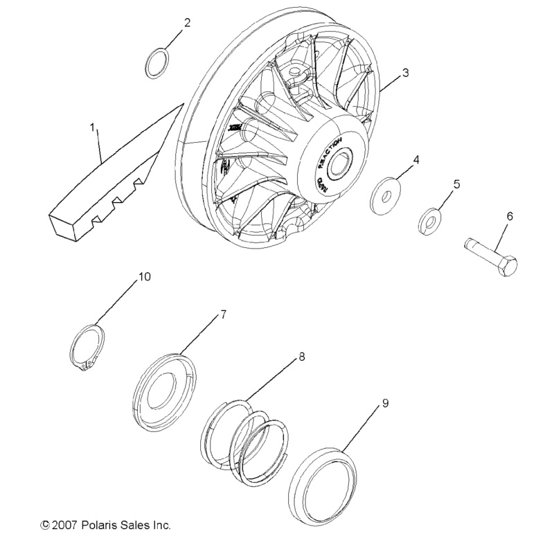 Spring Retainer, Inner by Polaris