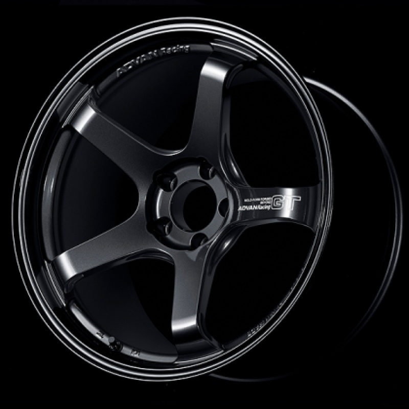 Advan GT Beyond 17×8.5 +45 5-114.3 Racing Titanium Black Wheel