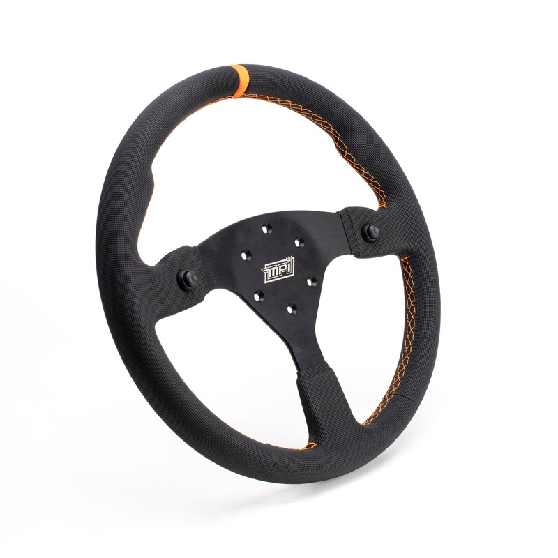 Max Papis Innovations – F-14-2B-PX Flat Weatherproof PX 2 Button Steering Wheel