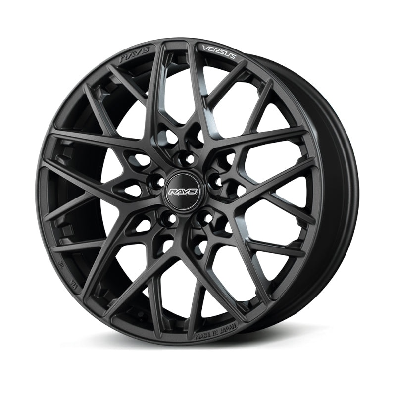Versus VV25M 19X9.5 / +45 / 5×114.3 – Matte Super Dark Gunmetal
