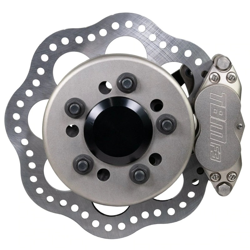 2015-2022 Dodge Challenger Hellcat Rear Drag Racing Brake Kit (Reusing Factory Hubs) – 001-0309-1