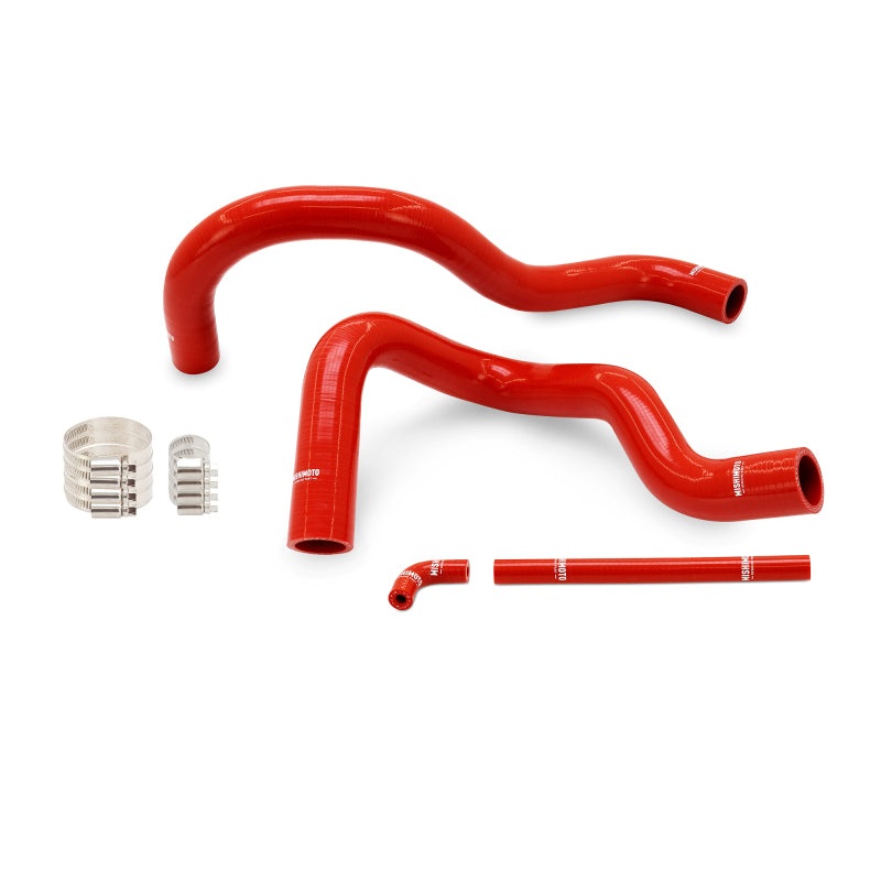 Mishimoto 95-04 Toyota Tacoma 2.4L – 2.7L (4WD Auto Only) Silicone Coolant Hose Kit – Red