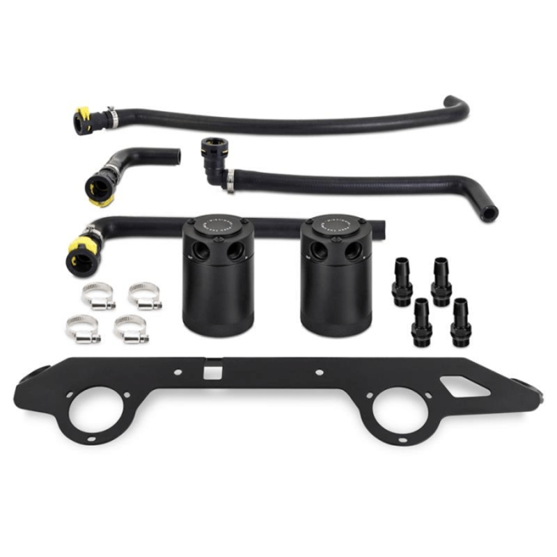 MISHIMOTO BAFFLED DUAL OIL CATCH CAN SYSTEM 2021+FORD BRONCO 2.7L