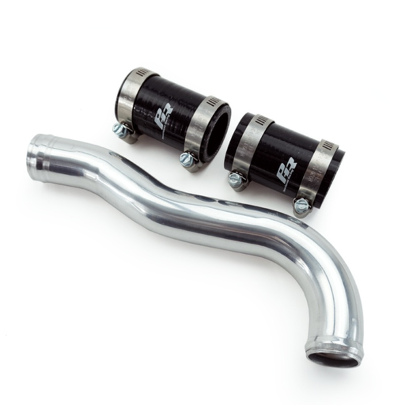 PHR Upper Radiator Pipe for IS300 with 2JZ-GTE with PHR BILLET WATERNECK Wrinkle Black