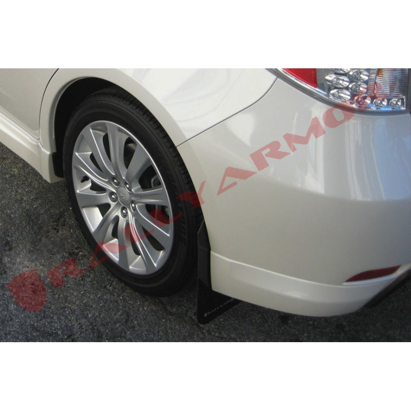 Rally Armor Black UR Mud Flap Grey Logo WRX 2008-2010 / Impreza 2008-2011 | MF6-UR-BLK/GRY