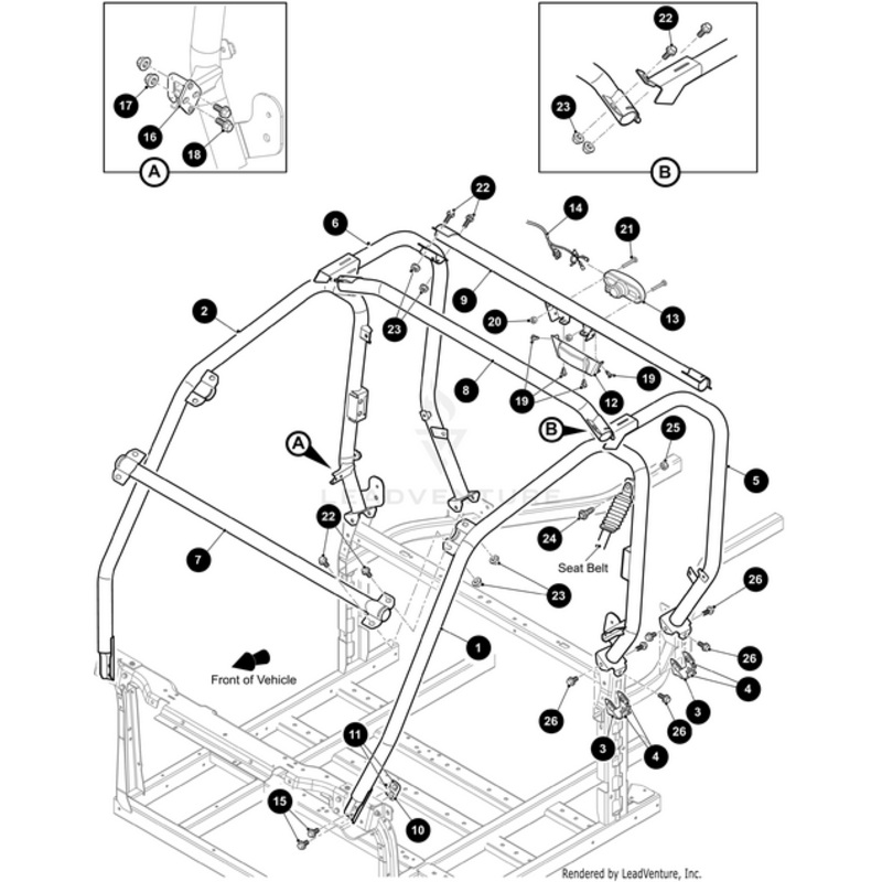 Rops Side Left Bal Brz-Weld (For Havoc X Models Only) by Arctic Cat