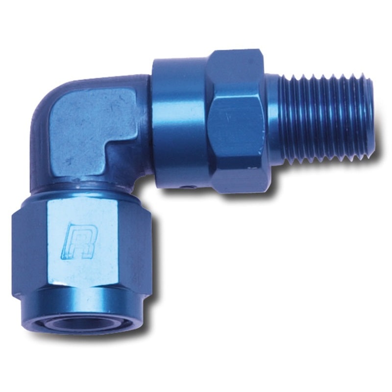 Russell Performance -6 AN 90 Degree Female to Male 1/8in Swivel NPT Fitting
