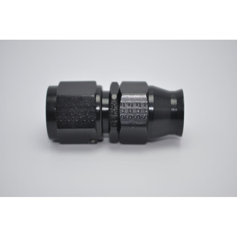 Fragola -12AN Real Street Straight Hose End Black For PTFE Hose