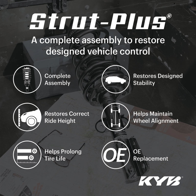 KYB 15-20 Toyota Sienna AWD Strut-Plus Assembly – Front Left