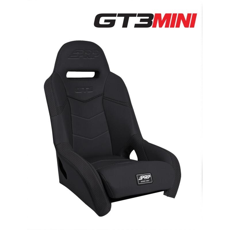 PRP GT3 Mini Suspension Seat – Black/Black