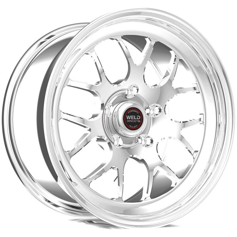 Weld S77 18×5 / 5×4.75 BP / 2.1in. BS Polished Wheel (High Pad) – Non-Beadlock
