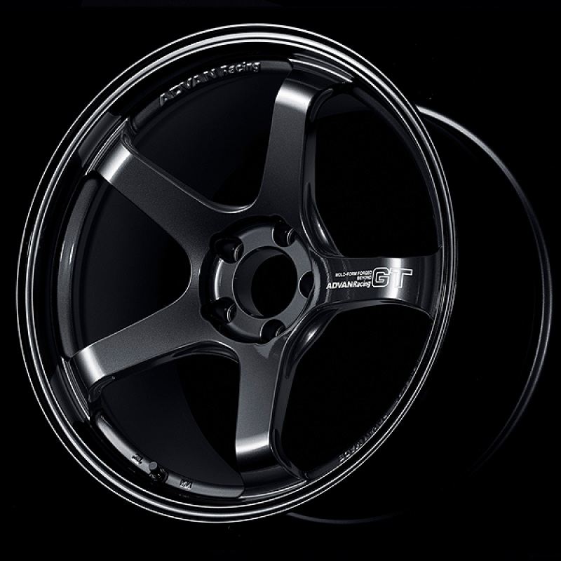 Advan GT Beyond 19×8.5 +45 5-114.3 Racing Titanium Black Wheel