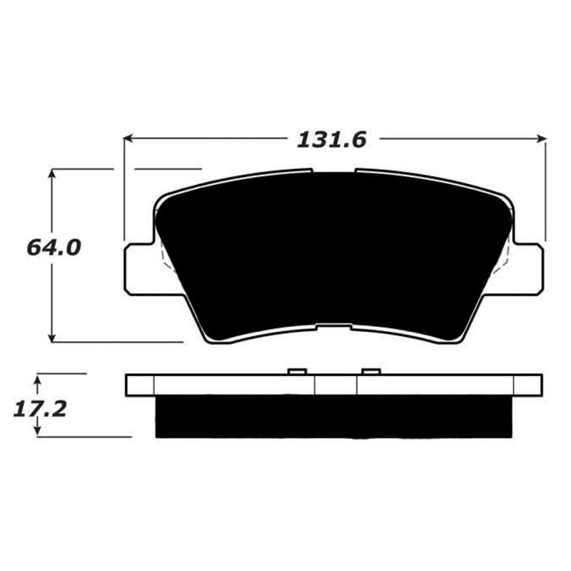 Porterfield Brake Pads for 2013 KIA OPTIMA EX