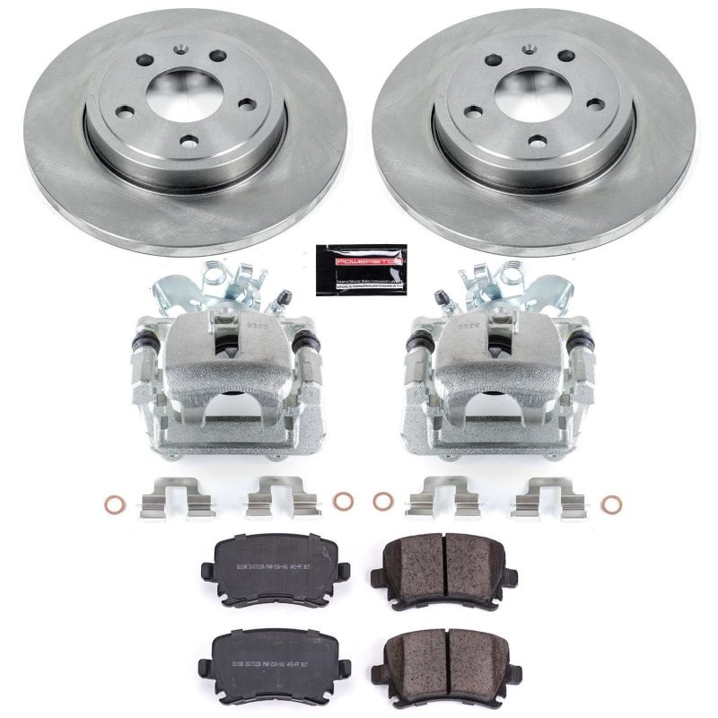PowerStop Power Stop 05-09 Audi A4 Autospecialty Kit w/ Calipers – Rear