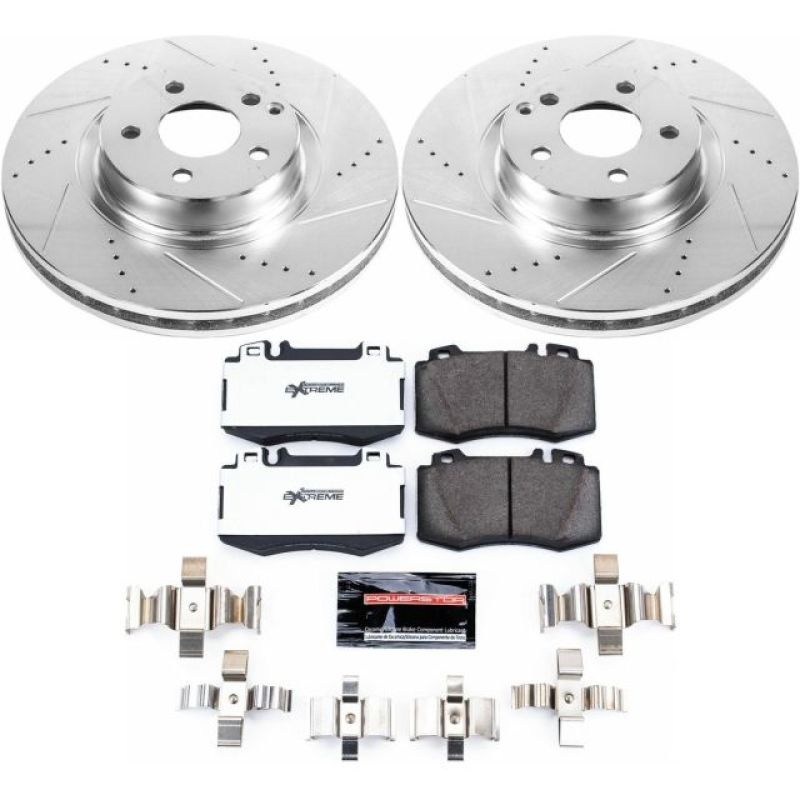 PowerStop Power Stop 07-09 Mercedes-Benz E350 Front Z26 Street Warrior Brake Kit