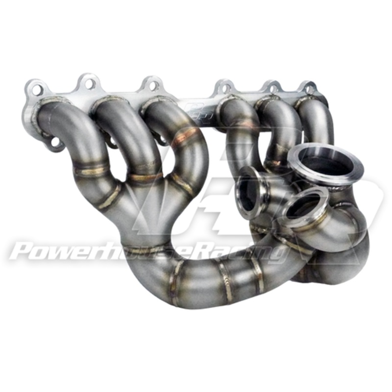 PHR V23QR Turbo Manifold for 2JZ-GE  Cast  Precision “T4” V-band inlet (S and H Cover)  Single Scroll   Single wastegate  TiAL 60mm