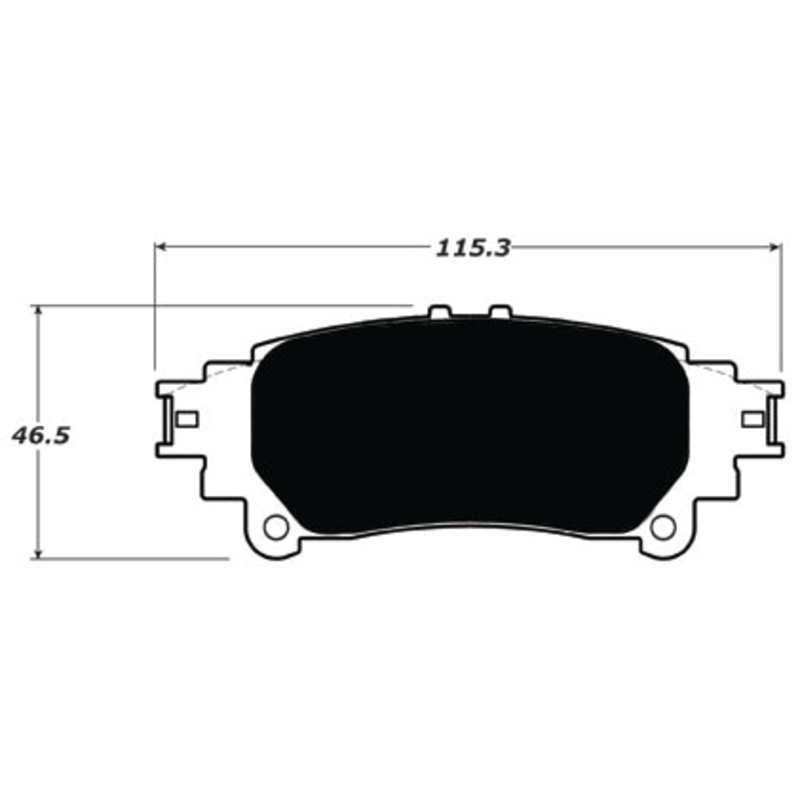 Porterfield Brake Pads for 2017 LEXUS IS200T