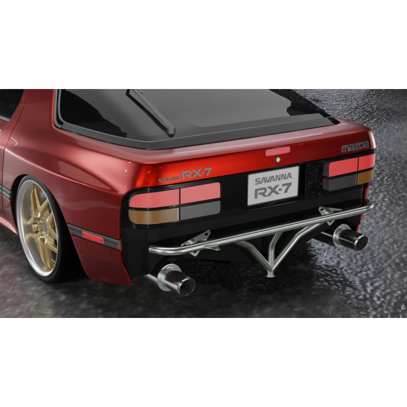 True Focus Fabrication – Mazda RX-7 FC – Rear Standard Bash Bar