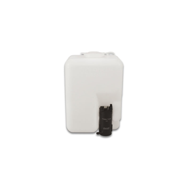 Vibrant Windshield Washer Bottle Repl Kit 1.2L bottle incl bottle ele pump mounting bracket hose