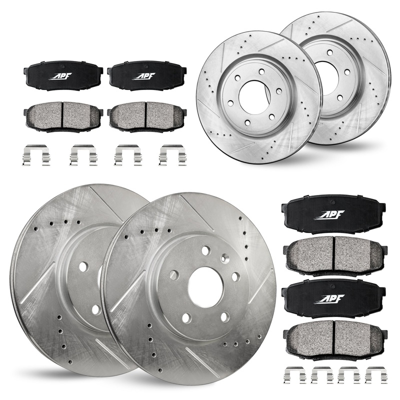 APF Full Brake Kit Rotors and Pads for Cadillac Escalade 2007-2008