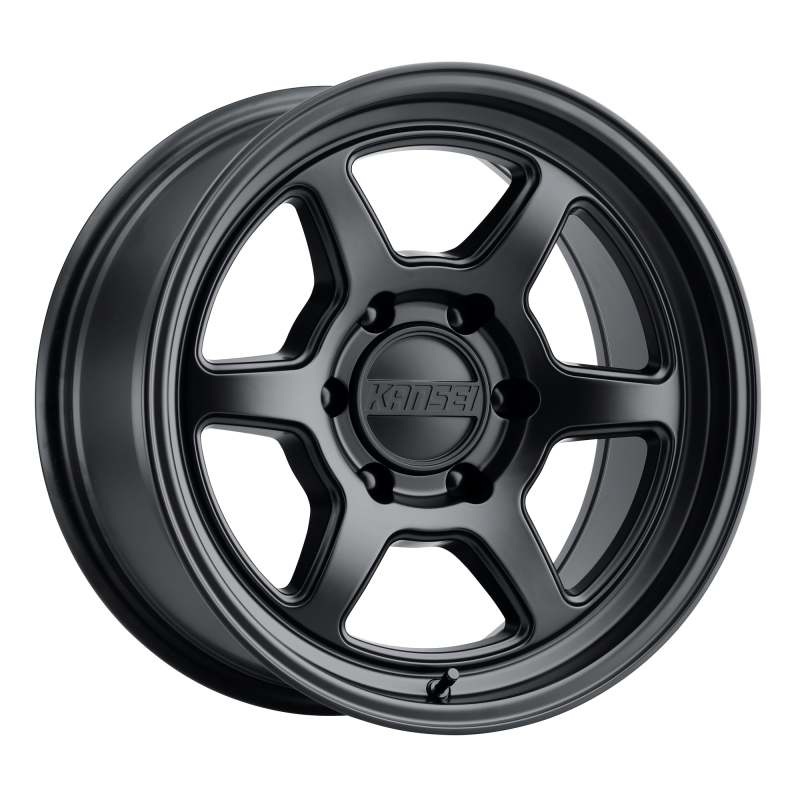 Kansei K14MB Roku 17×8.5in / 5×139.7 BP / -10mm Offset / 106.5mm Bore – Matte Black Wheel