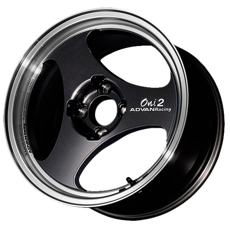 Advan Oni2 Wheel – 14×6.0 +45 | 4×100 | Machining & Black Gunmetallic