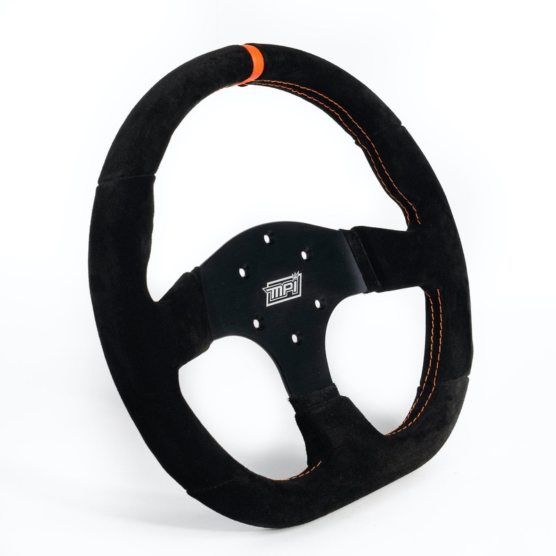 Max Papis Innovations – GT2-13 D-Shaped Suede Steering Wheel